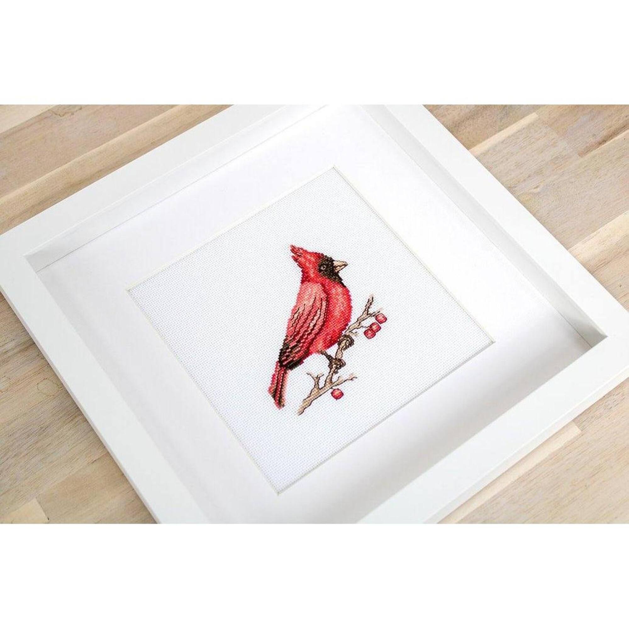 Luca-s Cardinal Counted Cross Stitch Kit